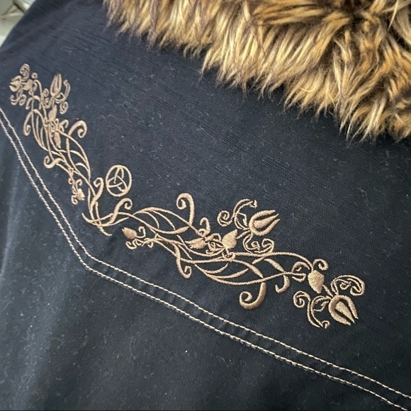 Orb Faux fur collar vest - vintage - Picture 4 of 8